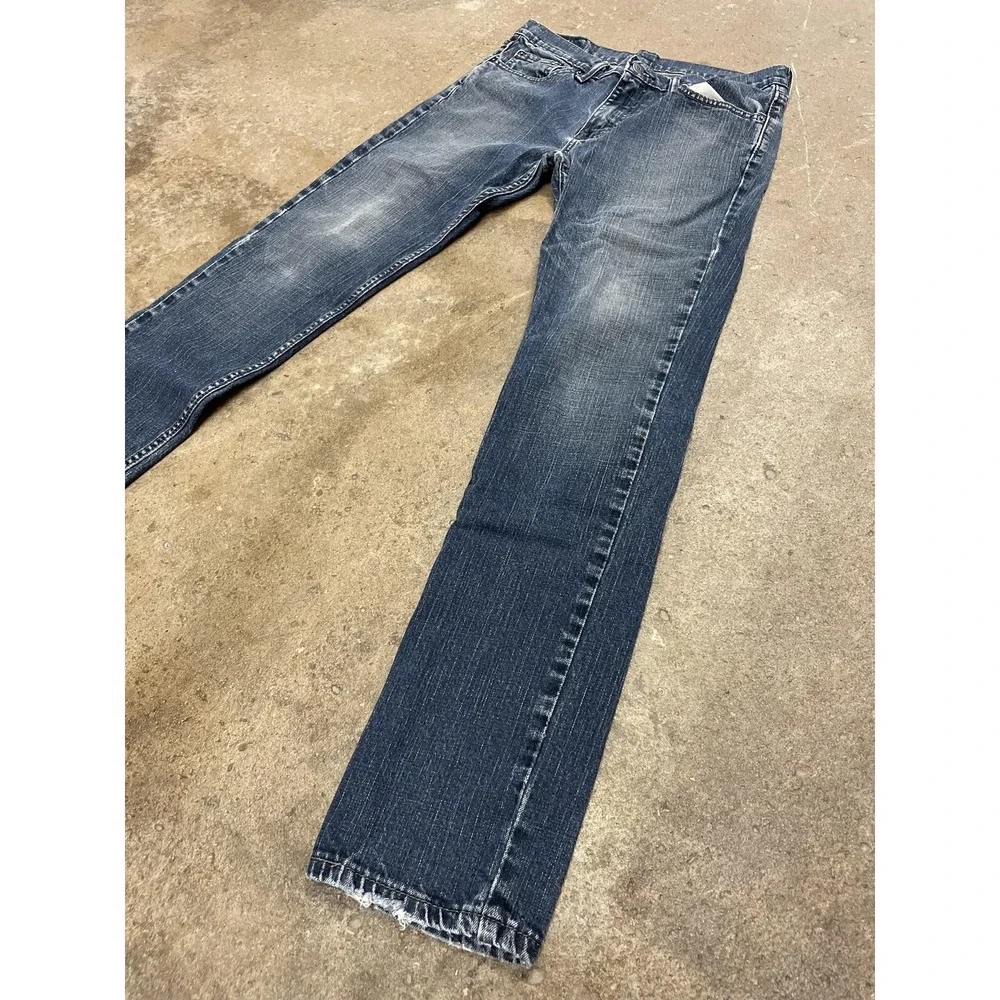 Levis 511 Jeans Mens 32x34 Blue Denim Slim Fit Straight Leg 5-Pocket‎ Zip Fly